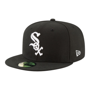 Black New Era Chicago Sox Authentic On Field Game Cap 59fifty | CMBK95068