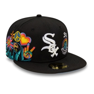 Black New Era Chicago Sox Groovy Fitted Cap 59fifty | GJNE50342