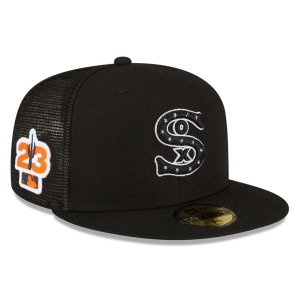 Black New Era Chicago Sox MLB Spring Training Fitted Cap 59fifty | RYZQ07268