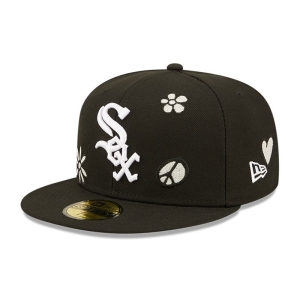 Black New Era Chicago Sox MLB Sunlight Pop Cap 59fifty | JHPK84703