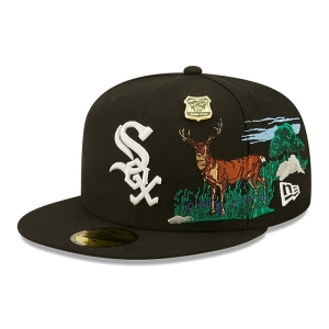 Black New Era Chicago Sox State Park Fitted Cap 59fifty | RGBY16703