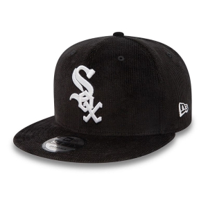 Black New Era Chicago Sox Team Colour Cord Cap 9fifty | MTVS73940