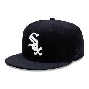 Black New Era Chicago Sox Velvet Fitted Cap 59fifty | BEIO17285