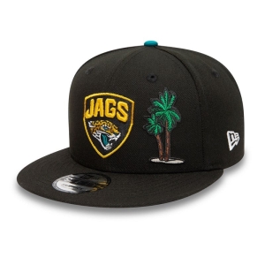 Black New Era Jacksonville Jaguars London Games 9fifty | AIXF98152