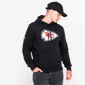 Black New Era Kansas City Chiefs Team Logo Hoodie | AUKV06275