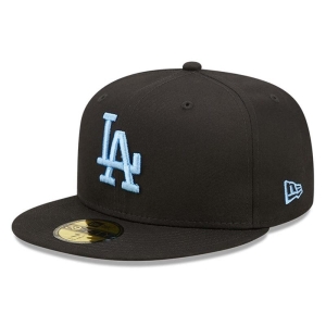 Black New Era La Dodgers League Essential Fitted Cap 59fifty | HBIQ69821