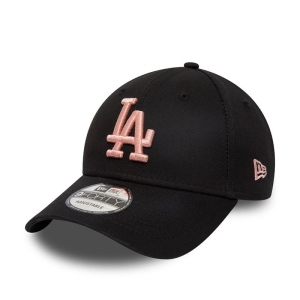 Black New Era La Dodgers League Essential Adjustable Cap 9forty | QJWT21843