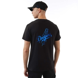 Black New Era La Dodgers MLB Foil T-Shirt | OHSU86497