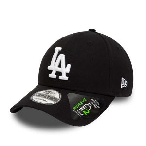 Black New Era La Dodgers Repreve League Essential Adjustable Cap 9forty | ZBKE42310