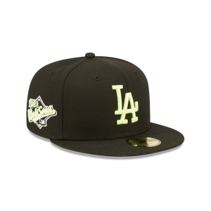 Black New Era La Dodgers Summer Pop Fitted Cap 59fifty | EVZB90784