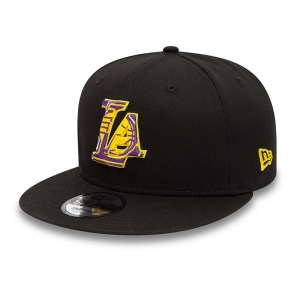 Black New Era La Lakers Team Infill Logo Cap 9fifty | FLRK96401