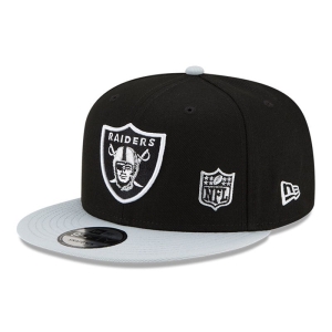 Black New Era Las Vegas Raiders NFL Letter Arch Cap 9fifty | KBTG74302