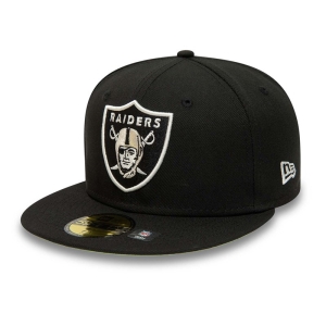 Black New Era Las Vegas Raiders Pop Fitted Cap 59fifty | MELO02418