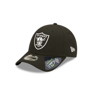 Black New Era Las Vegas Raiders Repreve Neon Adjustable Cap 9forty | UQVM10764