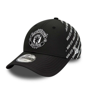 Black New Era Manchetser United Fc Tonal Adjustable Cap 9forty | MUAD47603