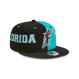 Black New Era Miami Marlins Teamsplit Cap 9fifty | PTYU23716