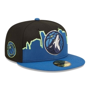 Black New Era Minnesota Timberwolves NBA 2022 Fitted Cap 59fifty | ZPAR93145