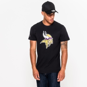 Black New Era Minnesota Vikings Team Logo T-Shirt | GAFV18423