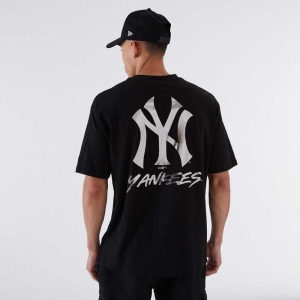 Black New Era New York Yankees MLB T-Shirt | SPBZ49318