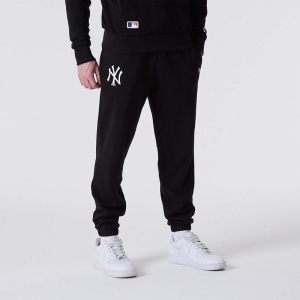 Black New Era New York Yankees MLB Team Logo Joggers | TEBJ13862