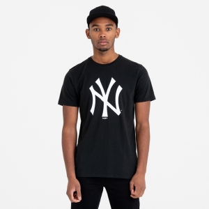 Black New Era New York Yankees Team Logo T-Shirt | BWOT05249