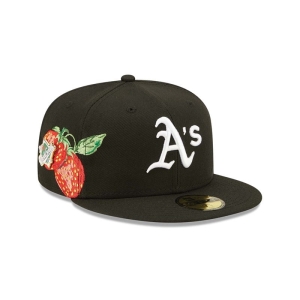 Black New Era Oakland Athletics Fruit Fitted Cap 59fifty | DJLY93816