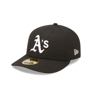 Black New Era Oakland Athletics Low Profile Cap 59fifty | ZVPA59318