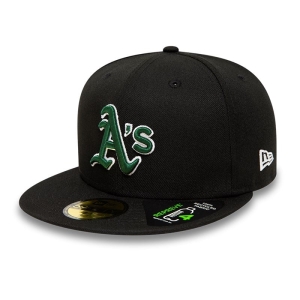 Black New Era Oakland Athletics Repreve Cap 59fifty | ZOMT62497