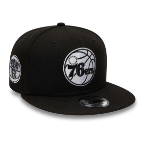 Black New Era Philadelphia 76ers Cap 9fifty | LAGP65091