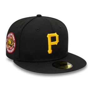 Black New Era Pittsburgh Pirates National League Stadium Fitted Cap 59fifty | QUOL52419