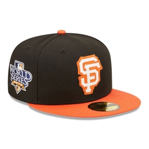 Black New Era San Francisco Giants Ne Letterman Fitted Cap 59fifty | ECDJ65123