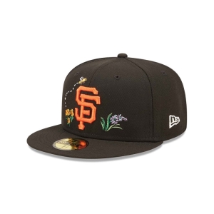 Black New Era San Francisco Giants Watercolour Floral Cap 59fifty | ETFG78062