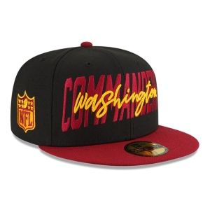 Black New Era Washington NFL Draft Fitted Cap 59fifty | DBIQ84715