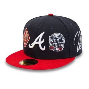 Blue New Era Atlanta Braves Historic Champs Fitted Cap 59fifty | HOLA17430