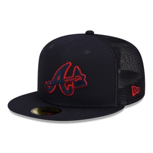 Blue New Era Atlanta Braves MLB Batting Practice Cap 59fifty | UFSN21830