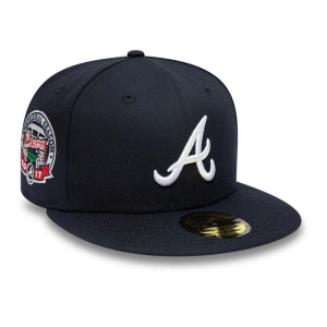 Blue New Era Atlanta Braves National League Stadium Fitted Cap 59fifty | OPXN41865