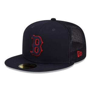 Blue New Era Boston Sox MLB Batting Practice Cap 59fifty | MWUV94073