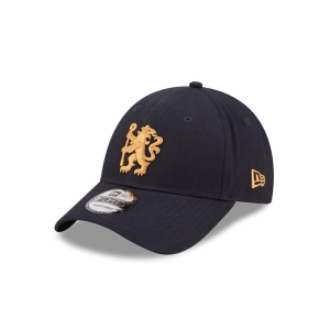 Blue New Era Chelsea Fc Lion Crest Brushed Cotton Adjustable Cap 9forty | BDWS60372