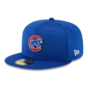 Blue New Era Chicago Cubs MLB Clubhouse Fitted Cap 59fifty | EOYJ87092