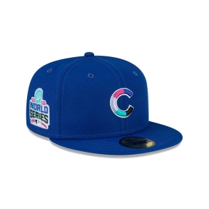 Blue New Era Chicago Cubs Polarlights Fitted Cap 59fifty | GNSH75218