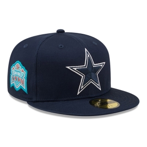 Blue New Era Dallas Cowboys Side Patch Fitted Cap 59fifty | GTKF01692