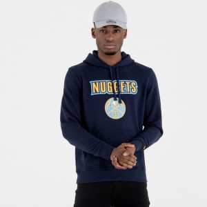 Blue New Era Denver Nuggets Team Logo Hoodie | FROB76835