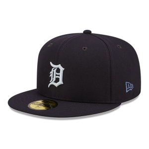 Blue New Era Detriot Tigers Monocamo Fitted Cap 59fifty | OKQN32456