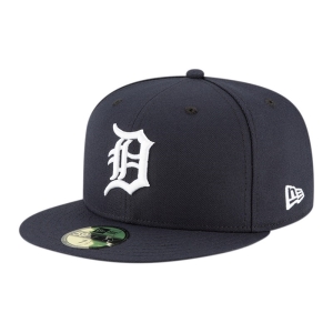 Blue New Era Detroit Tigers Authentic On Field Home Cap 59fifty | YWNT60345