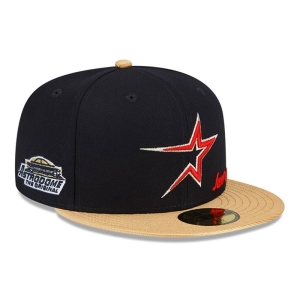 Blue New Era Houston Astros Just Don X MLB Fitted Cap 59fifty | QMHR71024