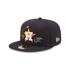 Blue New Era Houston Astros Watercolour Floral Cap 59fifty | MADU83901