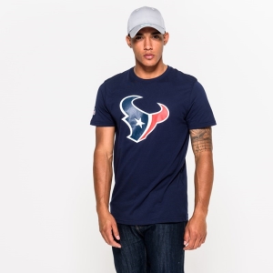 Blue New Era Houston Texans Team Logo T-Shirt | YPGU49017