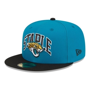 Blue New Era Jacksonville Jaguars X Staple Fitted Cap 59fifty | PZYS39412