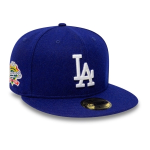 Blue New Era La Dodgers Anniversary Fitted Cap 59fifty | JETG05127