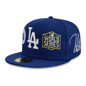 Blue New Era La Dodgers Historic Champs Fitted Cap 59fifty | VRCP58306